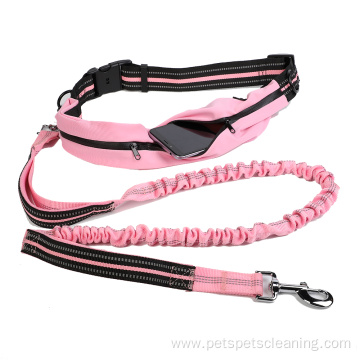 Nylon Dog Leash Material With Pouch Waist Bag